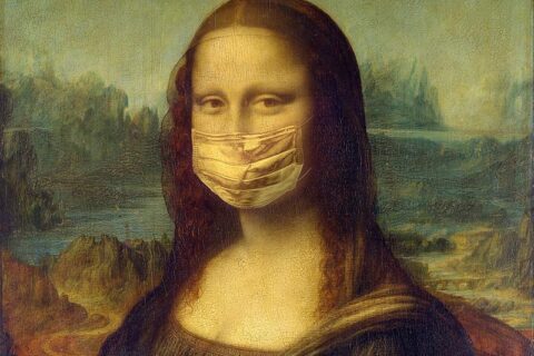 MonaLisa with mask